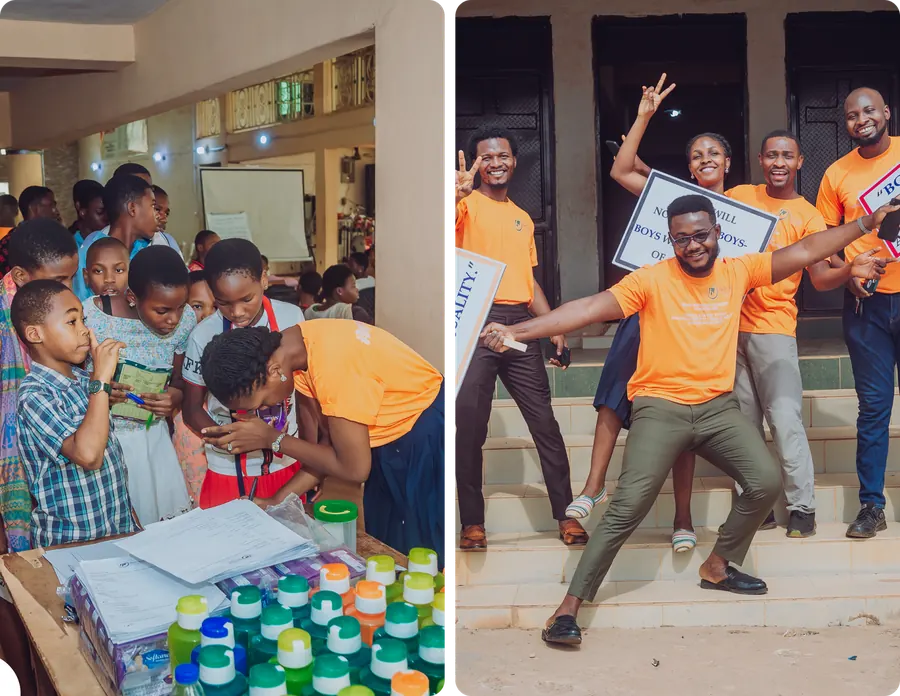 Photos from the Boys Will Not Just Be Boys outreach